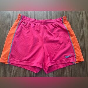 Nike Women’s Hot Pink & Orange Athletic Shorts size Medium